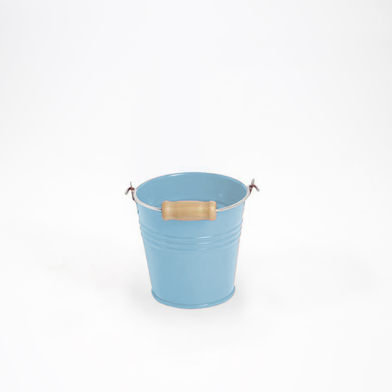 Balde Zinco - 11cm Azul